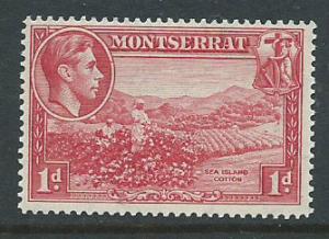 Montserrat SG 102a Mint Very Light Hinge  perf 14