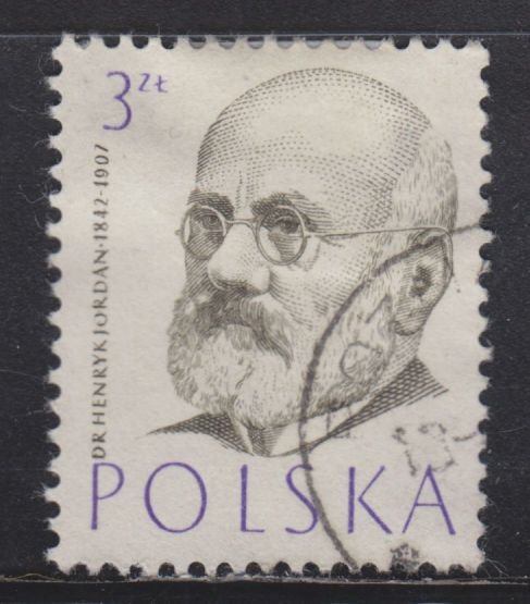 Poland 776 Dr. Henryk Jordan 1957