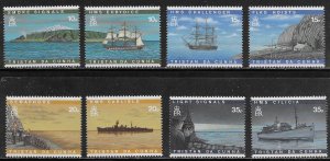 Tristan da Cunha Scott #'s 593 - 600 MNH