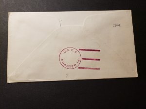 Tug USS PINOLA AT-33 Naval Cover 1940 UNCLE SAM USCS 1st Convention Cachet