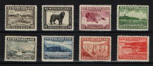 Newfoundland #259-266 MNH CV $21.00