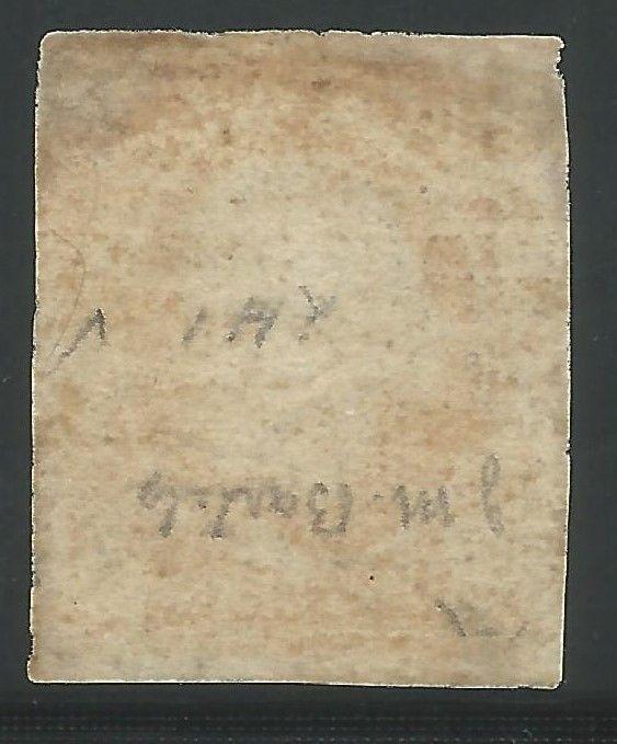 CSA Scott #8 Used Confederate Stamp Charleston, SC Aug 22 Signed Bartels