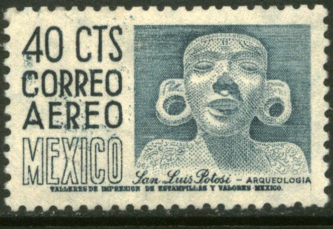 MEXICO C192 40cts 1950 Definitive 1st Printing wmk 279 MH