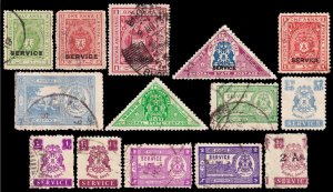 India - Bhopal Scott O1 -- O58 (1908-49) Used/Mint H G-F, CV $59.00 Q