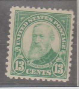 U.S. Scott #622 Harrison Stamp - Mint Single