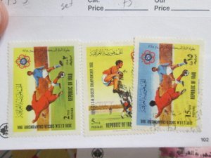 Iraq #473-5  used short set   2018 SCV = $0.75