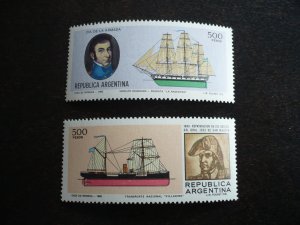 Stamps - Argentina - Scott# 1268, 1269 - Mint Never Hinged Set of 2 Stamps