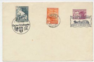 Postal stationery cover / Postmark Austria 1936 Stagecoach - Horse