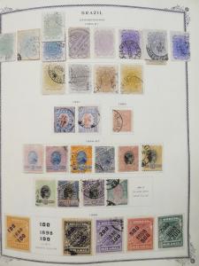 EDW1949SELL : BRAZIL Extensive Mint & Used collection on pages with many Better.