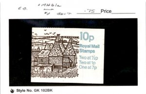 Great Britain, Postage Stamp, #MH61a Booklet Mint NH, 1970 Machins Queen (AC)