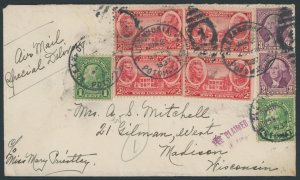 US 720; US 786; Air Mail; Cover; Postage combination -- See details and scans