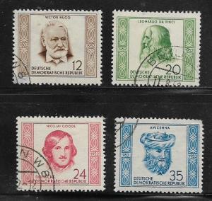 DDR Used 103 / 106 DaVinci, Hugo, Gogfol, Avicenna CV $16.25