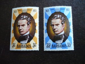 Stamps - Barbados - Scott# 362-363 - Mint Never Hinged Set of 2 Stamps