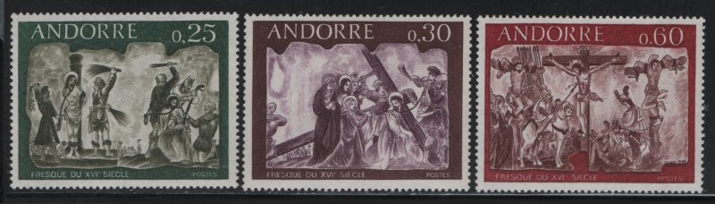 ANDORRA, 185-187, MNH, 1968, JESUS