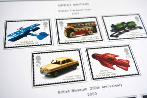 COLOR PRINTED GREAT BRITAIN 2000-2010 STAMP ALBUM PAGES (140 illustrated pages)