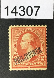 PHILIPPINES US STAMPS # 214 MINT OG H CV. $ LOT #14307