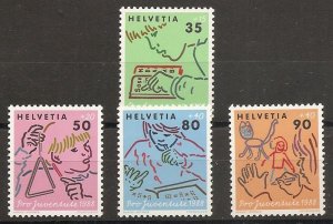 Switzerland B546-9 1988 Pro Juven set MNH