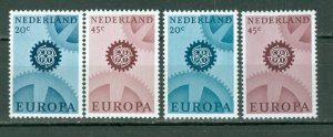 NETHERLANDS 1967 EUROPA #444-447 SET MNH...$5.00