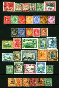 Jamaica #31 / #108 1900-1932 Lovely Assortment King Geo V, Arms, Scenes, M&U