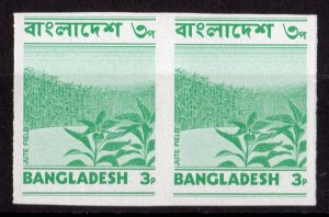 Bangladesh 1973 Sc#43  JUTE FIELD Pair IMPERFORATED MNH
