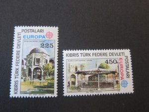 Cyprus Turkish 1978 Sc 55-56 set MNH