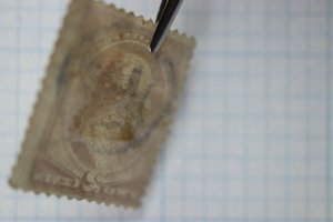 US sc#213 used fancy Shield cancel SOTN patriotic cole sh-128