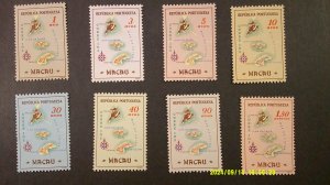 Macao/Portugal 1956 Scott# 383-390 Mint Complete Ghost Hinged VF-XF set of 8