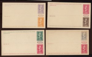 UPSS MR1E-N Lot of 4 Brooks 2nd design Essay Post Cards LV6637