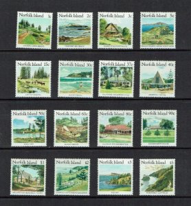 Norfolk Island: 1987 Norfolk Island Scenes, Definitive set  MNH.