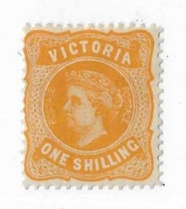 Victoria Sc #203 1sh orange yellow OG FVF