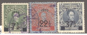 Venezuela, Scott #307-08_10, Used