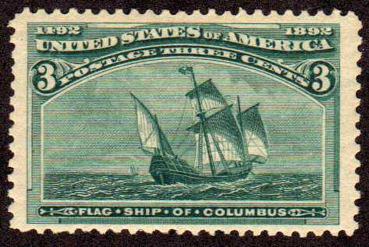 MALACK 232 VF OG NH, Wide Stamp! w2486