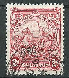 Barbados SG 250c VFU perf 13 ½ x 13