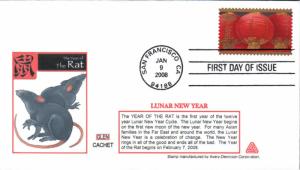 #4221 Year of the Rat Glen FDC 