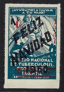 Cuba LABEL/CINDERELLA TYPE V E137-2