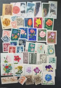 POLAND Vintage Stamp Lot Collection Used  CTO T5830