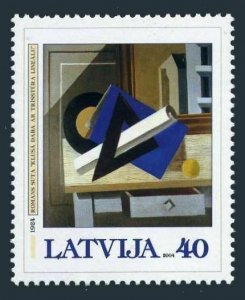 Latvia 584,MNH.Still Life with Triangle,by Romans Suta,1896-1944,2004.