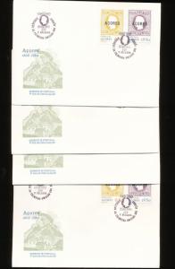 Madeira Azores 1980 Stamps+Sheets FDC Covers x 16 (Au 15394