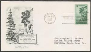 #1068 ADDR ARTMASTER FDC   New Hampshire