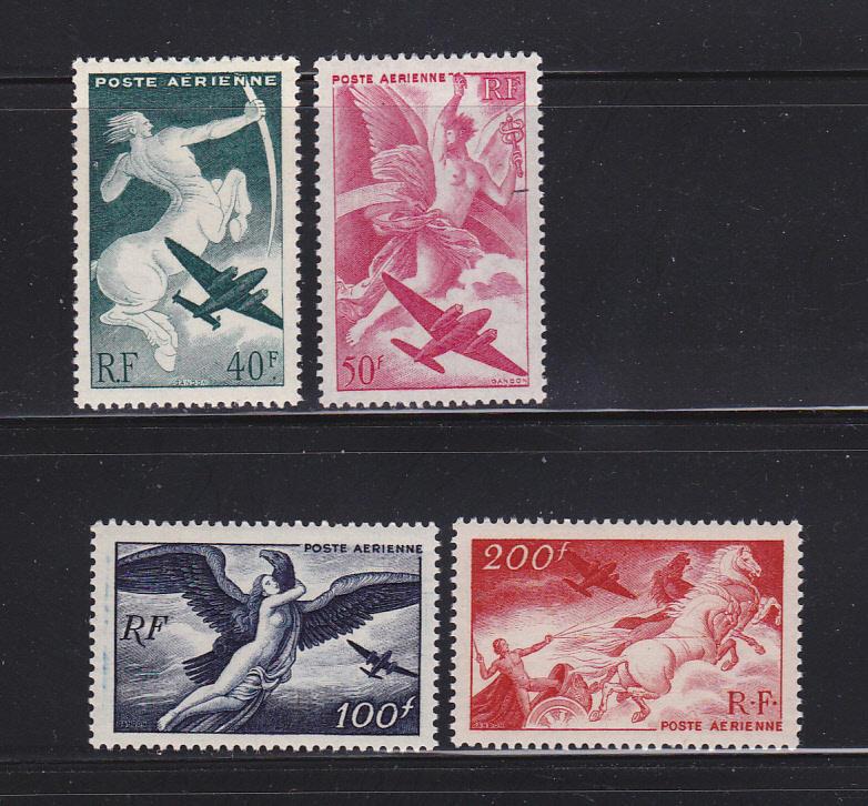 France C18-C21 Set MNH Planes (A)