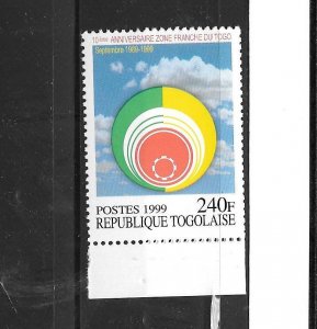 TOGO SC#1892 1999 FREE TRADE ZONE MNH XF COMMEMORATIVE OLD VINTAGE SINGLE STAMP