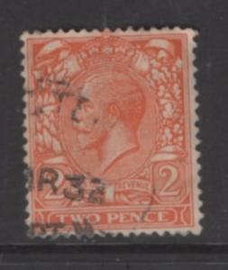 Great Britain  Scott # 190   used single