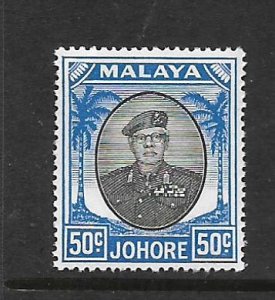 JOHORE, 147, MNH, SULTAN IBRAHIM