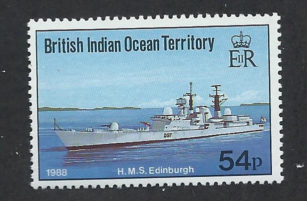 BRITISH INDIAN OCEAN TERRITORY SC# 118 F-VF MNH 1991