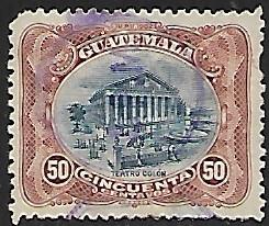 Guatemala # 120 - Columbus Theater - used   {BRN17}