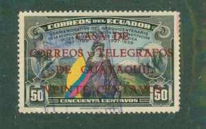 ECUADOR RA 52 USED BIN $0.50
