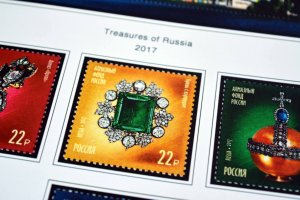 COLOR PRINTED RUSSIA 2017-2020 STAMP ALBUM PAGES (89 illustrated pages)