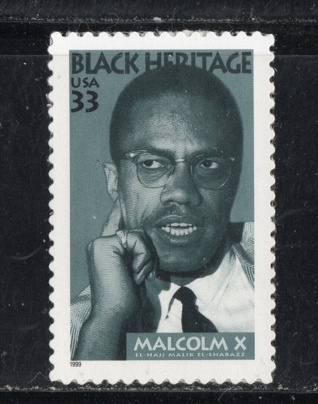 3273 * MALCOLM X *   U.S. Postage Stamp MNH