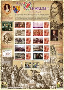 GB 2010 BC-282 Charles I no. 89 Smiler sheet UNMOUNTED MINT