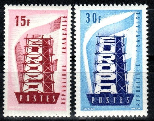 France #805-6 MNH CV $5.25 (X6038)